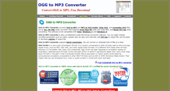 Desktop Screenshot of ogg-mp3.net